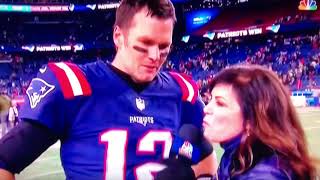 Tom Brady amp Stephen Gilmore Post Game Interview 11418 [upl. by Kcirdneh574]