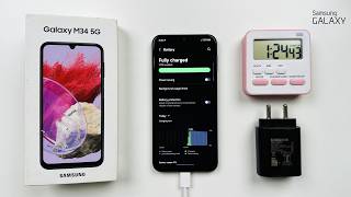 Samsung Galaxy M34 5G Charging Test [upl. by Yllah274]