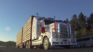 OSullivans Kenworth T909 at Work on a BDouble [upl. by Leopoldeen]