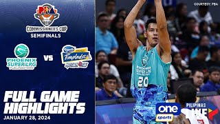 Phoenix vs Magnolia semis G3 highlights  PBA Season 48 Commissioner’s Cup  Jan 28 2024 [upl. by Ymmot]