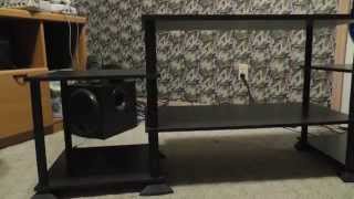 Mainstays No Tools 3Cube Storage Entertainment Center  Setup and Review [upl. by Maletta]