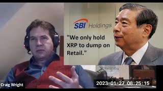 SBI holdings CEO Kitao quotWe have no use for XRP except to dump on retailquot shorts highlights [upl. by Napas]