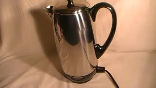 Farberware Superfast Fully Automatic Model  142 B Percolator Coffee Pot [upl. by Bruning]