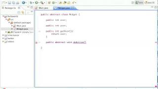 Java Abstract Classes Tutorial [upl. by Lhok]