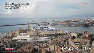 I lavori della nuova diga il Timelapse del 03072024 [upl. by Aroz]