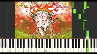 Okami  Shinshu Field  Piano [upl. by Kenwrick]