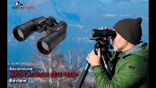 Binocolo Nikon Aculon 16x50 with english subtitles [upl. by Leaj]