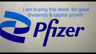 Pfizer Shares I am buying for grat dividends and capital growth [upl. by Claudell364]