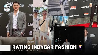 Hes pretty stylish INDYCAR drivers rate each others fashion [upl. by Norrv]