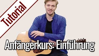 Gitarre Lernen  GitarrenTunes Anfänger Onlinekurs Einführung [upl. by Sirraf]