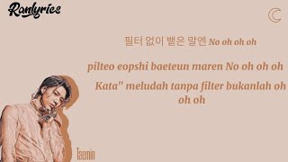 Advice  Taemin Lyrics And Sub Indonesia [upl. by Hayouqes]