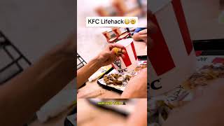 🥷🏾💀Lifehack kfc vlog lifehacks chickenwings [upl. by Inaluahek]