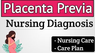 Placenta previa nursing diagnosis  Nursing diagnosis of placenta previa [upl. by Danell]