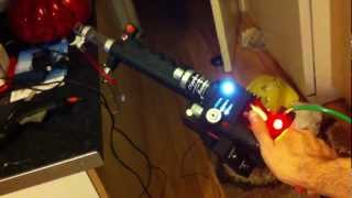 Neutrona wand light and sound test ghostbusters Proton Pack [upl. by Ricca]