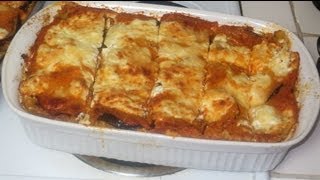 Como hacer una Lasagna vegetariana con hongos y berenjenas  vegetarian Lasagna [upl. by Krenek492]