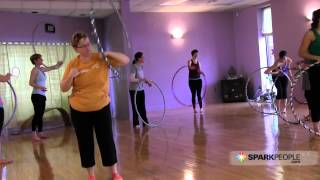 SparkPeople Tries a Hula Hooping Class [upl. by Sharl70]