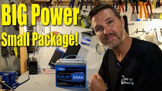 GrenerPower 24v 50Ah Lifepo4 Battery Review Maxed out my 3000w inverter [upl. by Finkelstein]