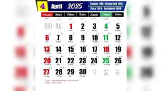 Kalender 2025 [upl. by Reube]