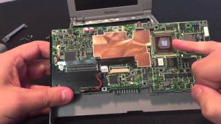 Toshiba Libretto 110CT  Teardown [upl. by Nrol]