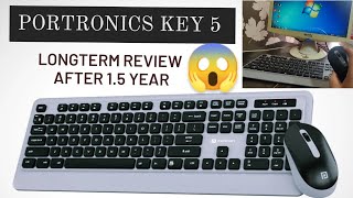 LONGTERM REVIEW OF PORTRONICS KEY5 COMBO WIRELESS KEYBOARD AND MOUSE AFTER 15 YEARS FULL REVIEW [upl. by Atisor]