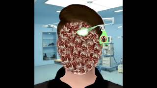 Asmr animation remove dog ticks face amp worm infected face  severely injured 2d [upl. by Rubinstein]