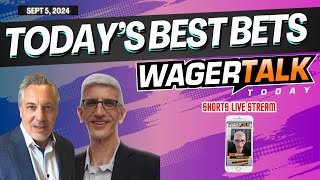 WAGERTALK TODAY BEST BETS  MLB  NFL WEEK 1  CFB  Free Picks [upl. by Barrus]