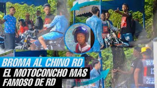 BROMA AL CHINO RD SE QUILLA CON EL ACTOR EL MOTORISTA MAS FAMOSO DE RD [upl. by Hachman630]