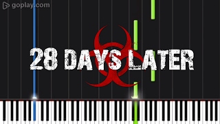 28 Days later theme  Piano Tutorial [upl. by Elleneg]