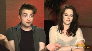 Robert Pattinson and Kristen Stewart Interview For Breaking Dawn Part 1 [upl. by Wendalyn]