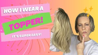 How I wear a TOPPER It’s super easy [upl. by Otxilac]