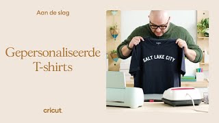 Hoe Gepersonaliseerde Tshirts Maken Met Cricut [upl. by Wilmette509]