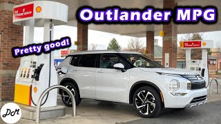 2022 Mitsubishi Outlander – MPG Test  Realworld Highway Range [upl. by Salesin]