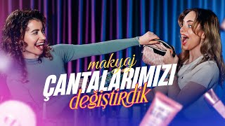 MAKYAJ ÇANTALARIMIZI DEĞİŞTİRDİK  wPelinBerk [upl. by Lehar475]