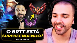 🚨 BRTT TÁ CONSEGUINDO SUBIR NA SOLOQ COREANA O HIGH ELO TÁ LOGO ALI MINERVA REAGE AO BOOTCAMP [upl. by Irmina]