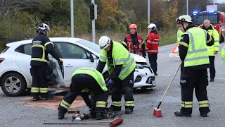 To biler i uheld i Ølstykke Torsdag 71124 [upl. by Dlaregztif]