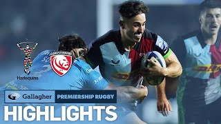 Harlequins v Gloucester  HIGHLIGHTS  Hard Fought Victory  Gallagher Premiership 202223 [upl. by Pennington]