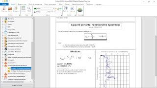 Calcul de la capacité portante  Méthode au pénétromètre dynamique [upl. by Sundberg]