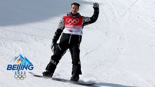 Shaun White takes the last Olympic halfpipe run of his career  Winter Olympics 2022  NBC Sports [upl. by Alliscirp]