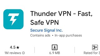 thunder vpn kaise use kare  how to use thunder vpn [upl. by Sabrina492]