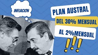 El Plan AUSTRAL  Ajuste Heterodoxo  Objetivos y Efectos [upl. by Cannice963]