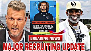 🚨5 🌟 QB Julian quotJujuquot Lewis Is Set To Make OFFICIAL Commitment Today On Pat Mcafee Show At 1210 EST [upl. by Shipley]