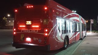 San Diego MTS New Flyer XN60 1205 Route 235 Escondido [upl. by Christmann]