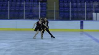 1 Natalia KALISZEK Maksym SPODYRIEV SP Senior Puchar Mazowsza 2016 [upl. by Ocnarf691]