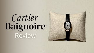 Cartier Baignoire watch review Iconic vintage Cartier from 1990s [upl. by Nerine]