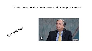 Prof Burioni su dati mortalità ISTAT [upl. by Drusilla283]