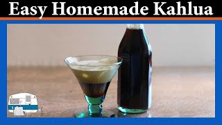 How to make Kahlua coffee liqueur at home [upl. by Ecnerret626]