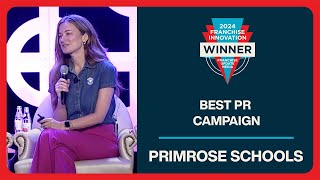 Primrose Schools Wins Innovation Award for Best PR Campaign at FCXC24 [upl. by Brufsky]