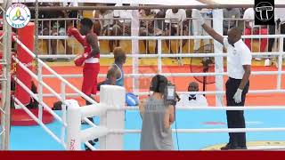 ALL AFRICA GAMES 2024 Mohammed won his fight for Ghana at bukom boxing arena [upl. by Colver]