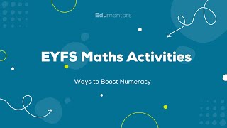 EYFS Maths Activities [upl. by Eetnahs]