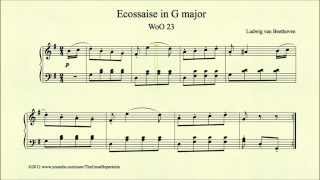 Beethoven Ecossaise in G major WoO 23 [upl. by Roderich]